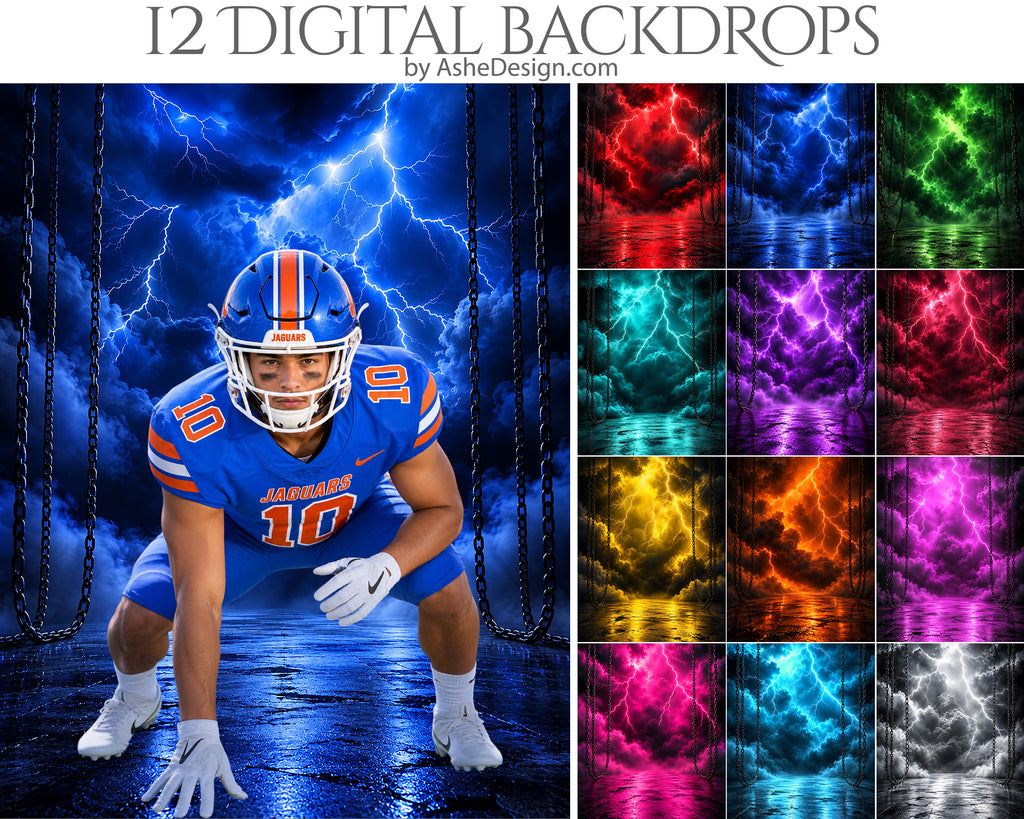 Digital Photography Backdrops - Chain Reaction