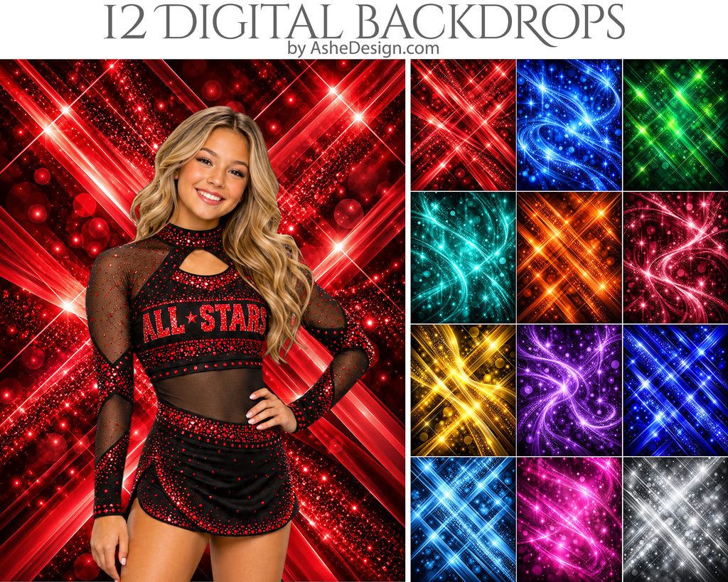 Digital Photography Backdrops - Cosmic Lights