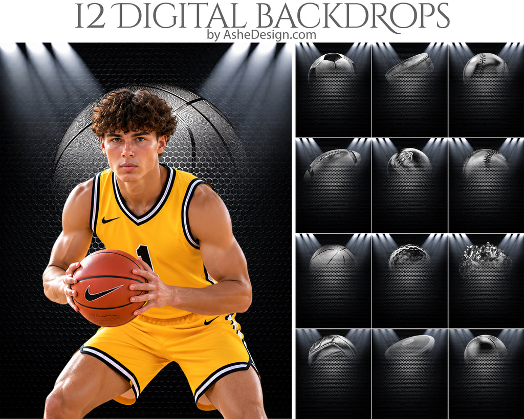 Digital Photography Backdrops - Titanium Mesh