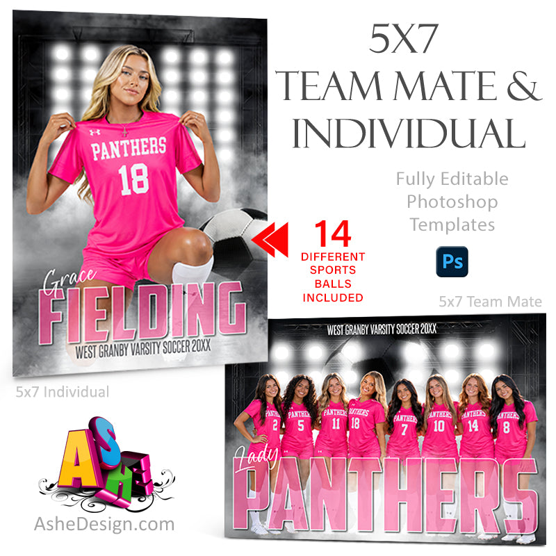5x7 Team Mate & Individual - Side Lights Multi-Sport