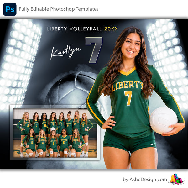 Sports Memory Mates - Smokey Lights Volleyball