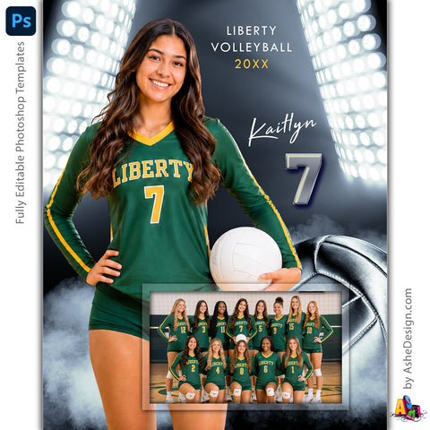 Sports Memory Mates - Smokey Lights Volleyball