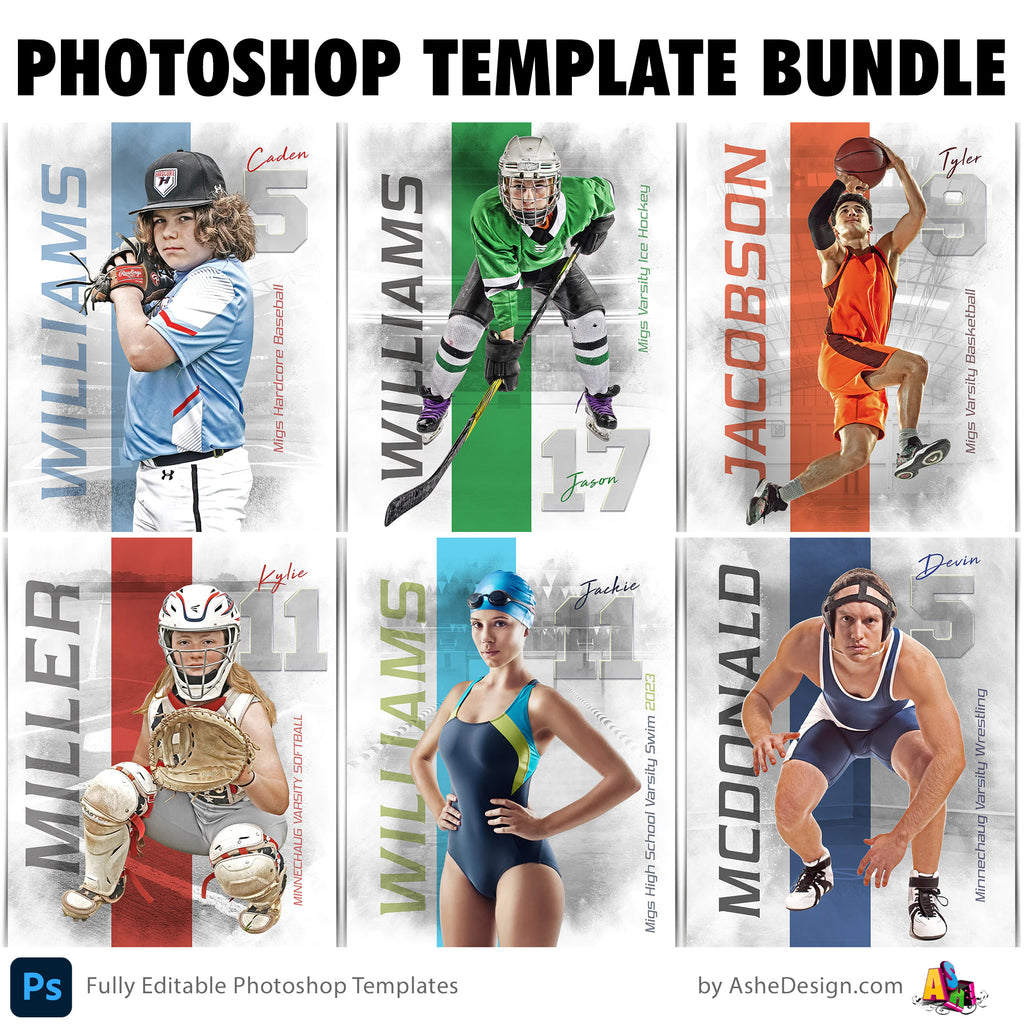 Amped Effects Sports Poster Bundle - Whiteout 1
