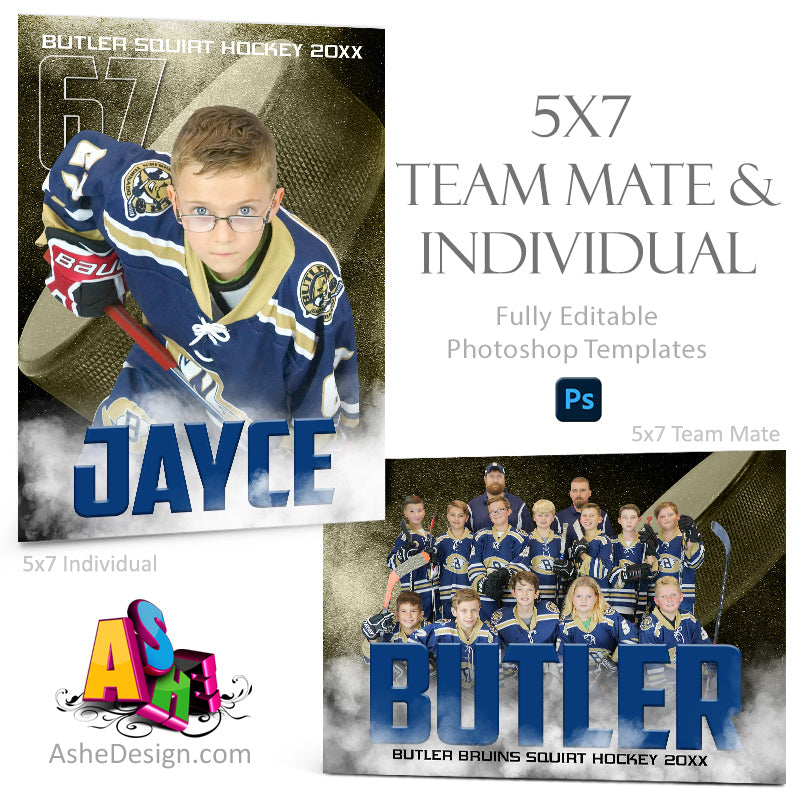 5x7 Team Mate & Individual - Nitro Fusion - Hockey