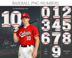 Designer Gems - Baseball Number Overlays