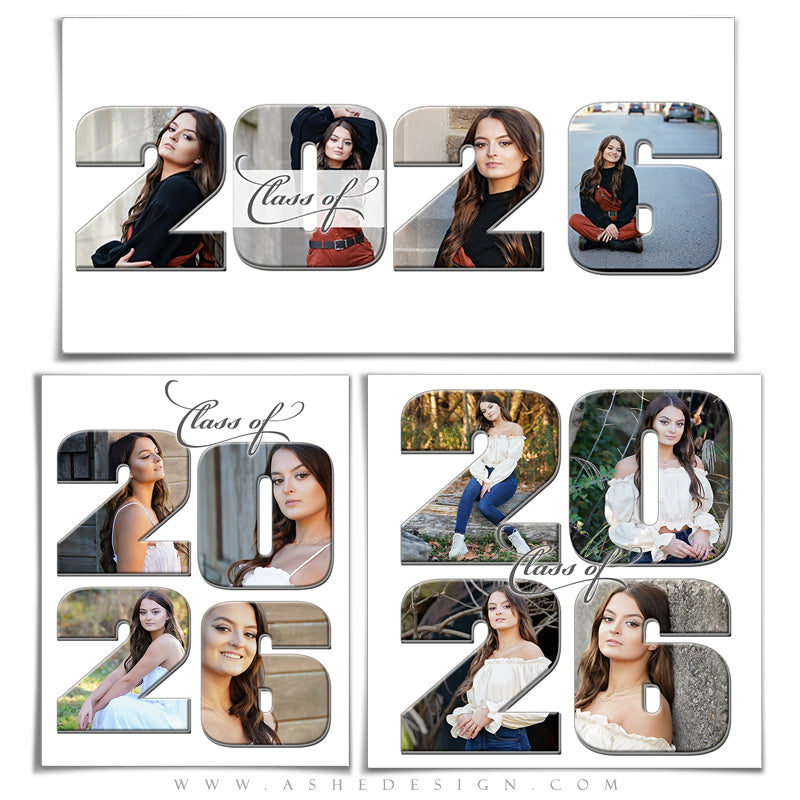 Word Collage Set (20x10,11x14,12x12) - Class Of 2026