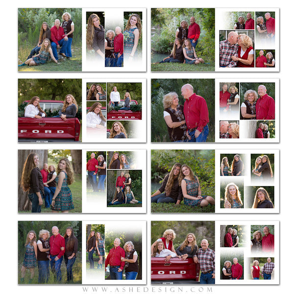 Family Photo Book 10x10 | Faded pgs