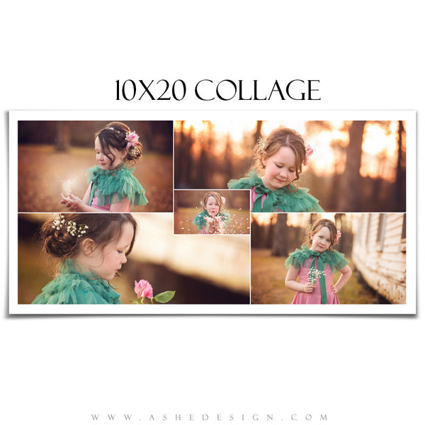 Family Collage 10x20 | Pinwheel