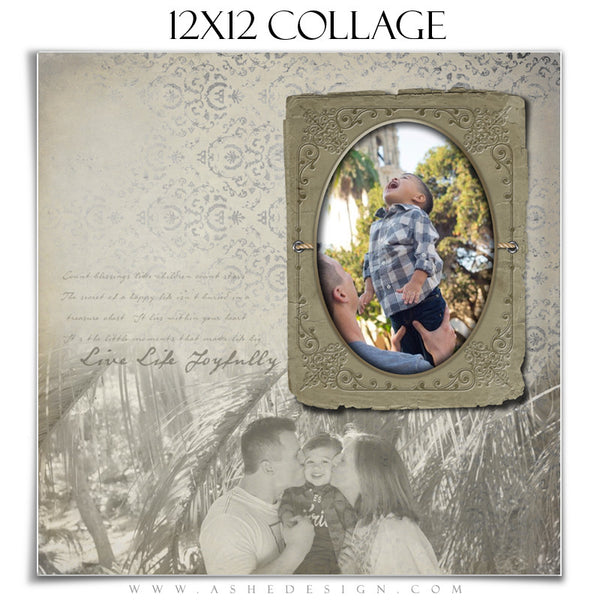 Family Collage 12x12 | Live Life Joyfully