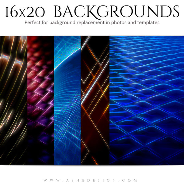 Backgrounds Set 16x20 | Spacial Patterns