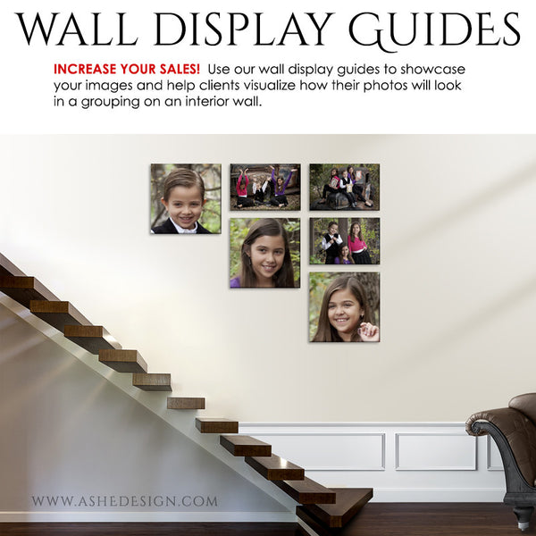 Photography Wall Display Guides | Simply White - Stairs2
