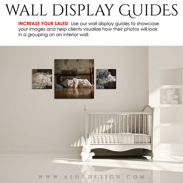 Photography Wall Display Guides | Simply White - Nursery3