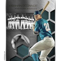 Sports Memory Mates - Honeycomb Steel Baseball