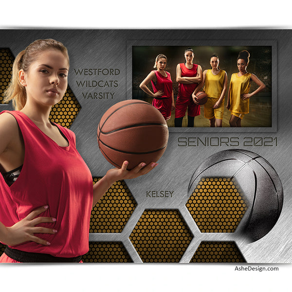 Sports Memory Mates - Honeycomb Steel Basketball