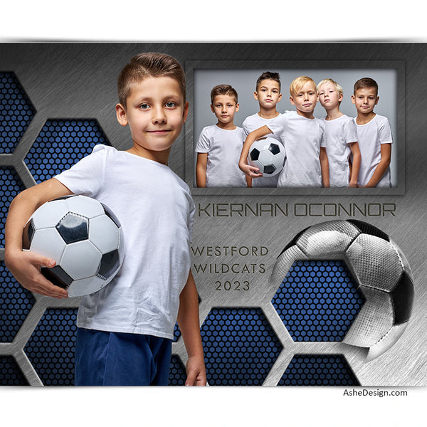 Sports Memory Mates - Honeycomb Steel Soccer