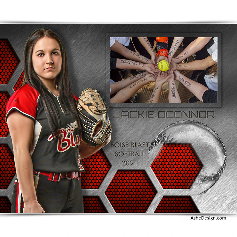 Standard Memory Mate Ashe Design | Sports Memory Mates | Honeycomb Steel | Softball – AsheDesign