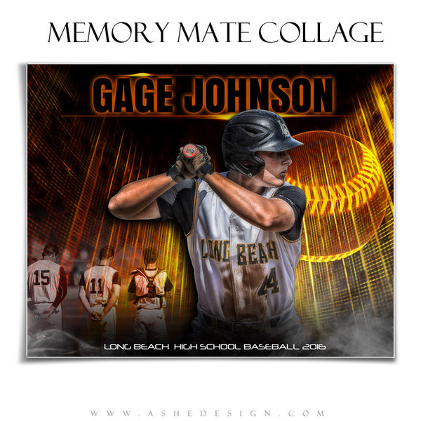 Sports Memory Mates 8x10 - Allstar Arena Baseball