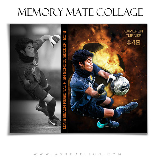 Sports Memory Mates 8x10 - Backdraft Soccer