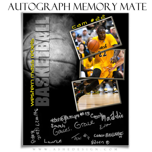 Autograph Sports Memory Mates 8x10 | Basketball