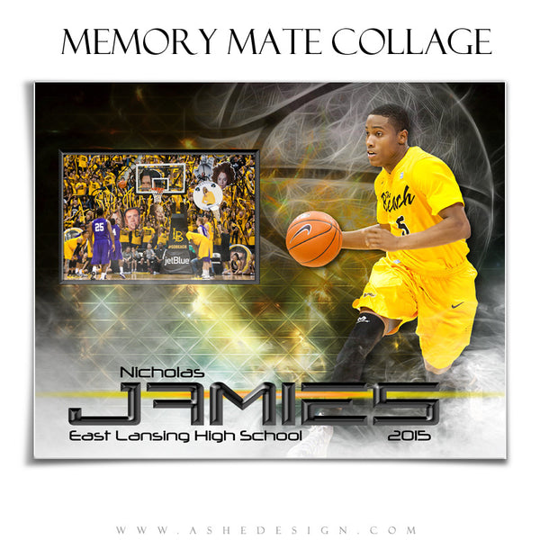 Sports Memory Mates 8x10 | Winning Streak Basketball hz