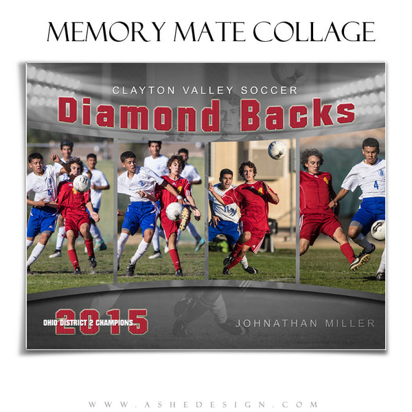 Sports Memory Mates 8x10 | Ripped hz soccer