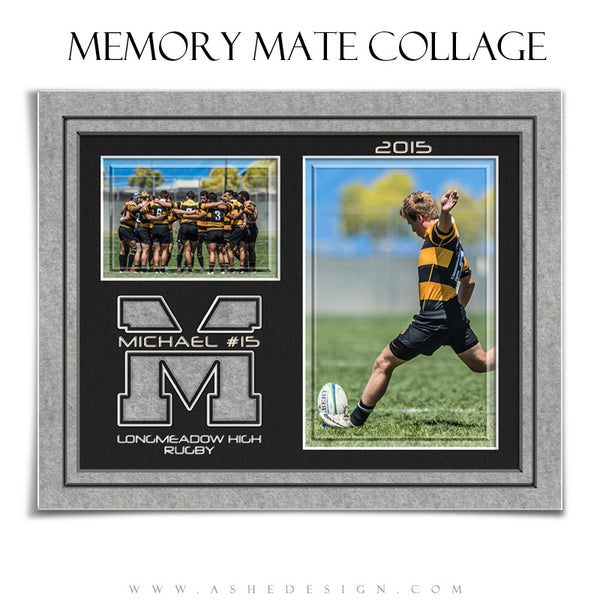 Sports Memory Mates | Varsity Letter rugby