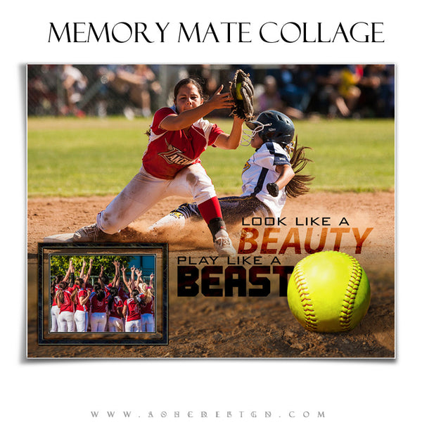 Ashe Design | Sports Memory Mates 8x10 - Beauty And The Beast hz