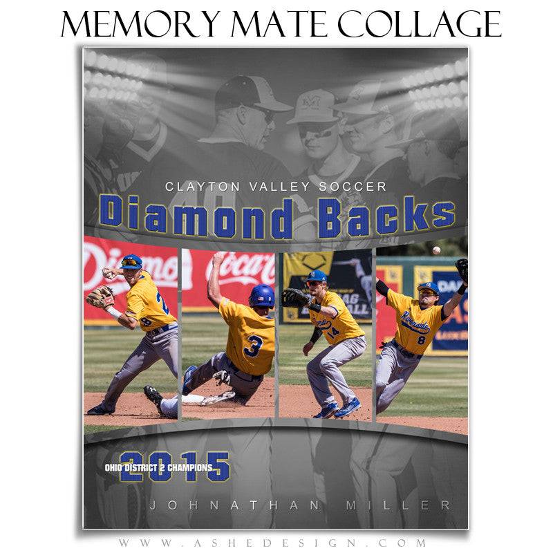 Sports Memory Mates 8x10 | Ripped vt bb