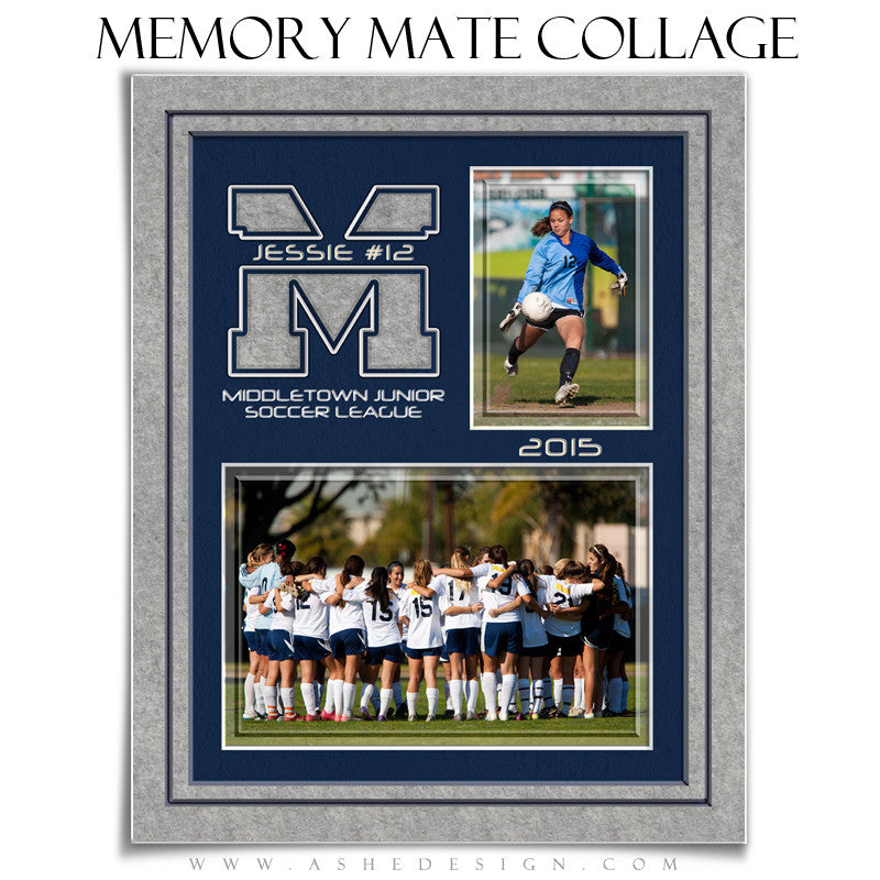 Sports Memory Mates | Varsity Letter soccer
