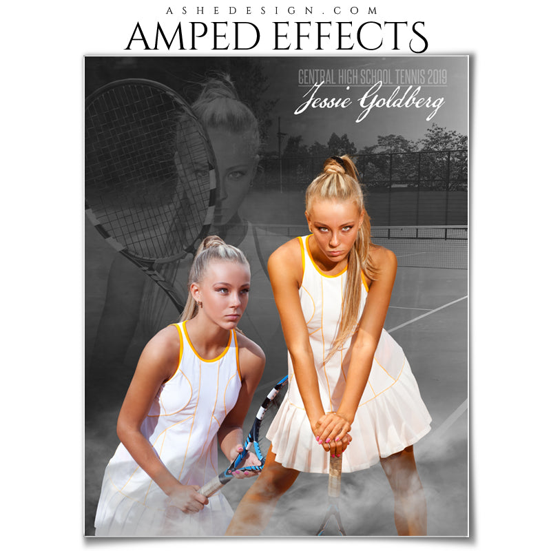 Ashe Design 16x20 Amped Effects Poster - Dream Weaver - Tennis