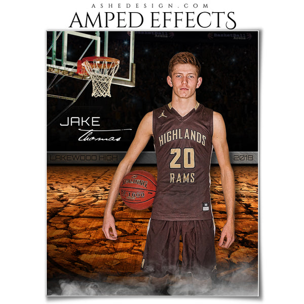 Amped Effects - Breaking Ground - Basketball Sports Poster Template Fo ...