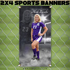 2x4 Amped Sports Banner - Dream Weaver Soccer