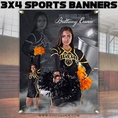 3x4 Amped Sports Banner - Dream Weaver Cheer