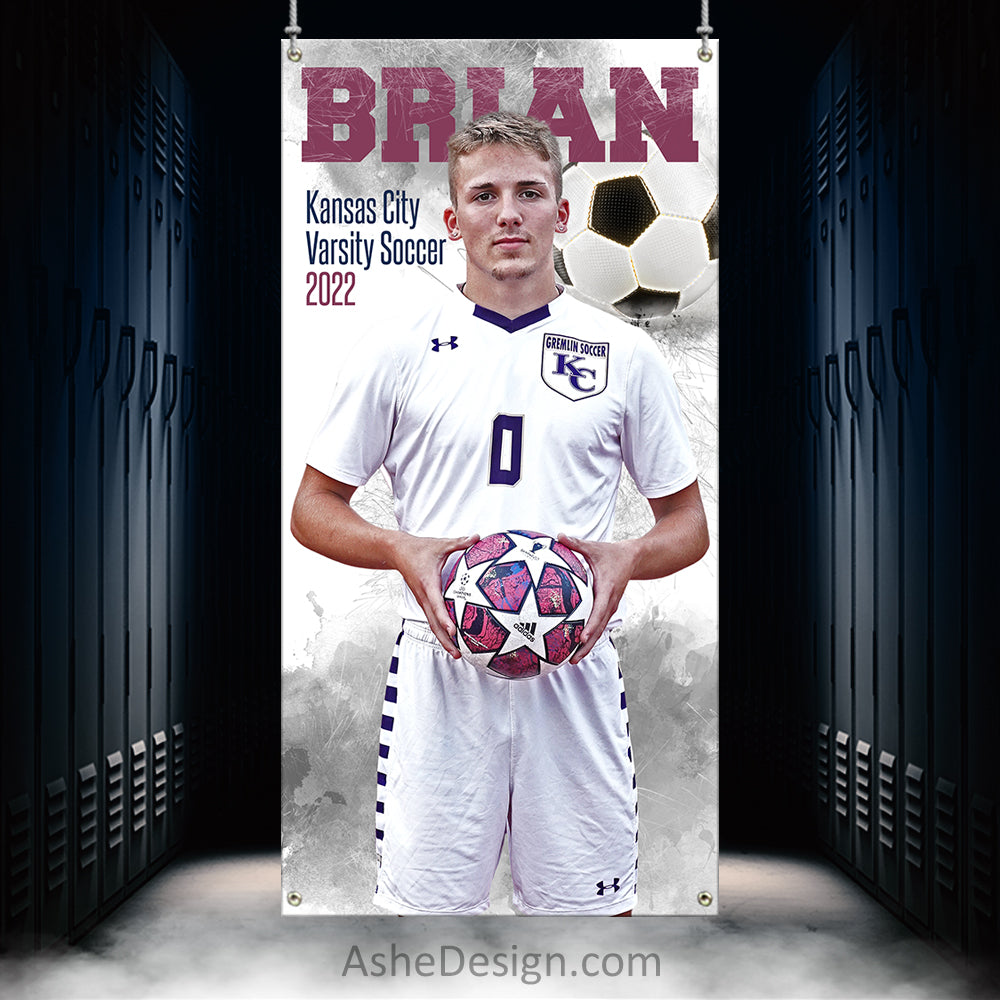 3x6 Amped Sports Banner - In The Zone Soccer