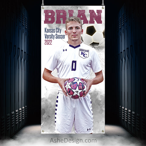3x6 Amped Sports Banner - In The Zone Soccer