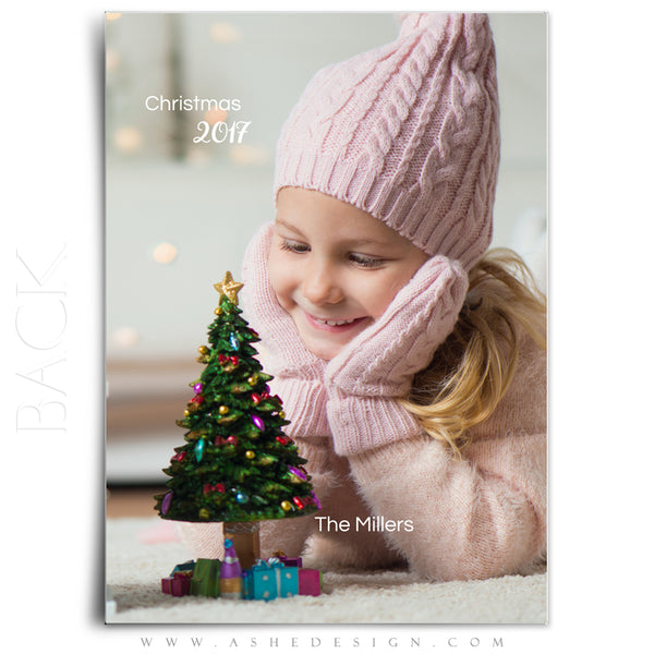 5x7 Flat Christmas Card  - Warm Mittens