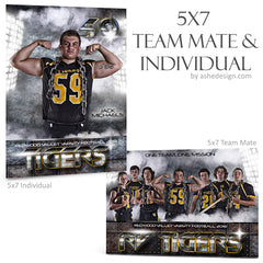 5x7 Team Mate & Individual - Armor