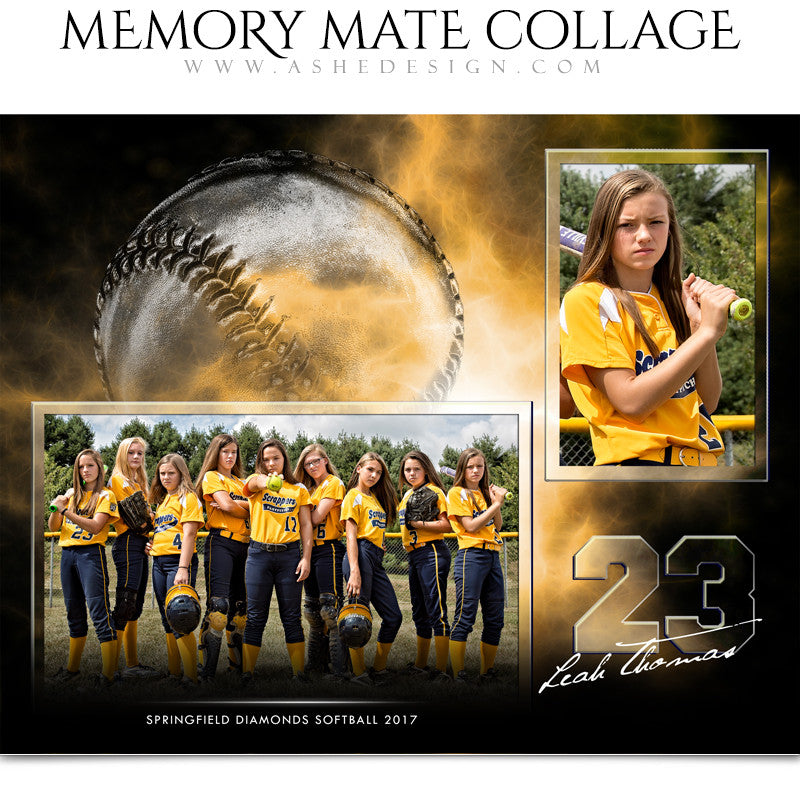 Ashe Design | Sports Memory Mates | Electric Explosion | Softball ...