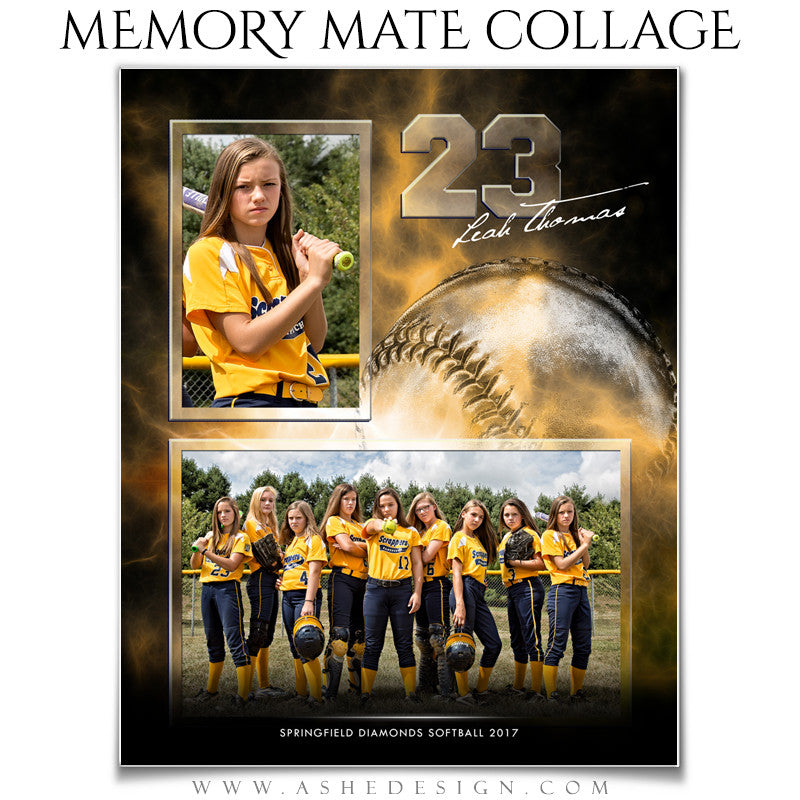 Ashe Design | Sports Memory Mates | Electric Explosion | Softball ...