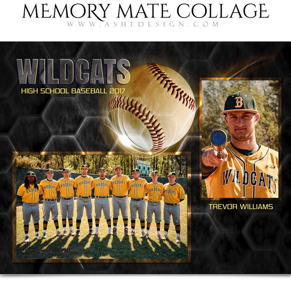 Sports Memory Mates - Honeycomb Baseball