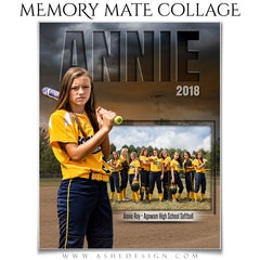 Sports Memory Mates - Stormy Lights Softball