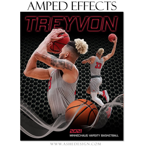 Amped Effects - Abstract Waves - Basketball
