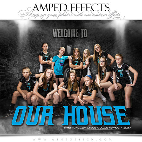 Ashe Design 16x20 Amped Effects Sports Photography Photoshop Templates Poster Visitor Entrance