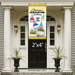 Photo Banner 2'x4' - Quarantine Birthday