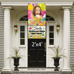 Photo Banner 2'x4' - Quarantine Birthday Photo