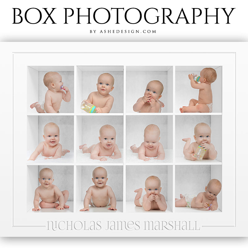 Box Session Photography - Basic 12 Collage