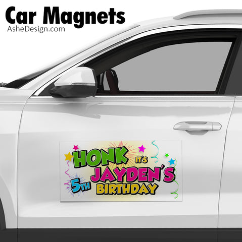 Magnet 24x12 - Honk Birthday