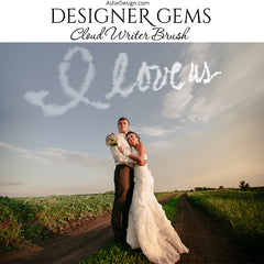 Designer Gems - Photoshop Brush Set - Cloud Writer