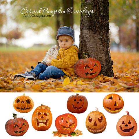 Designer Gems - Carved Pumpkin Overlays