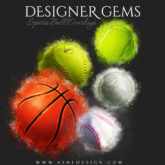 Designer Gems - Grunge Balls Overlays Set 1